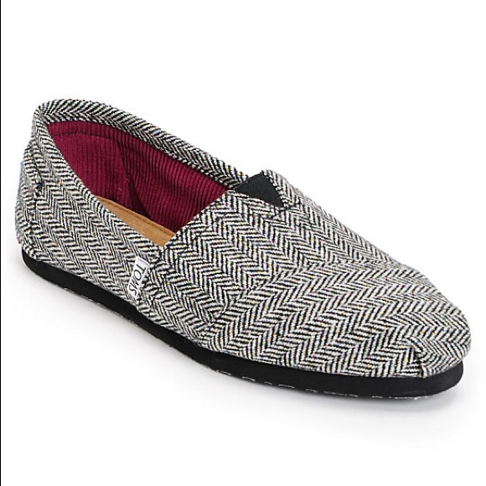 Awesome Herringbone Toms Gently Used